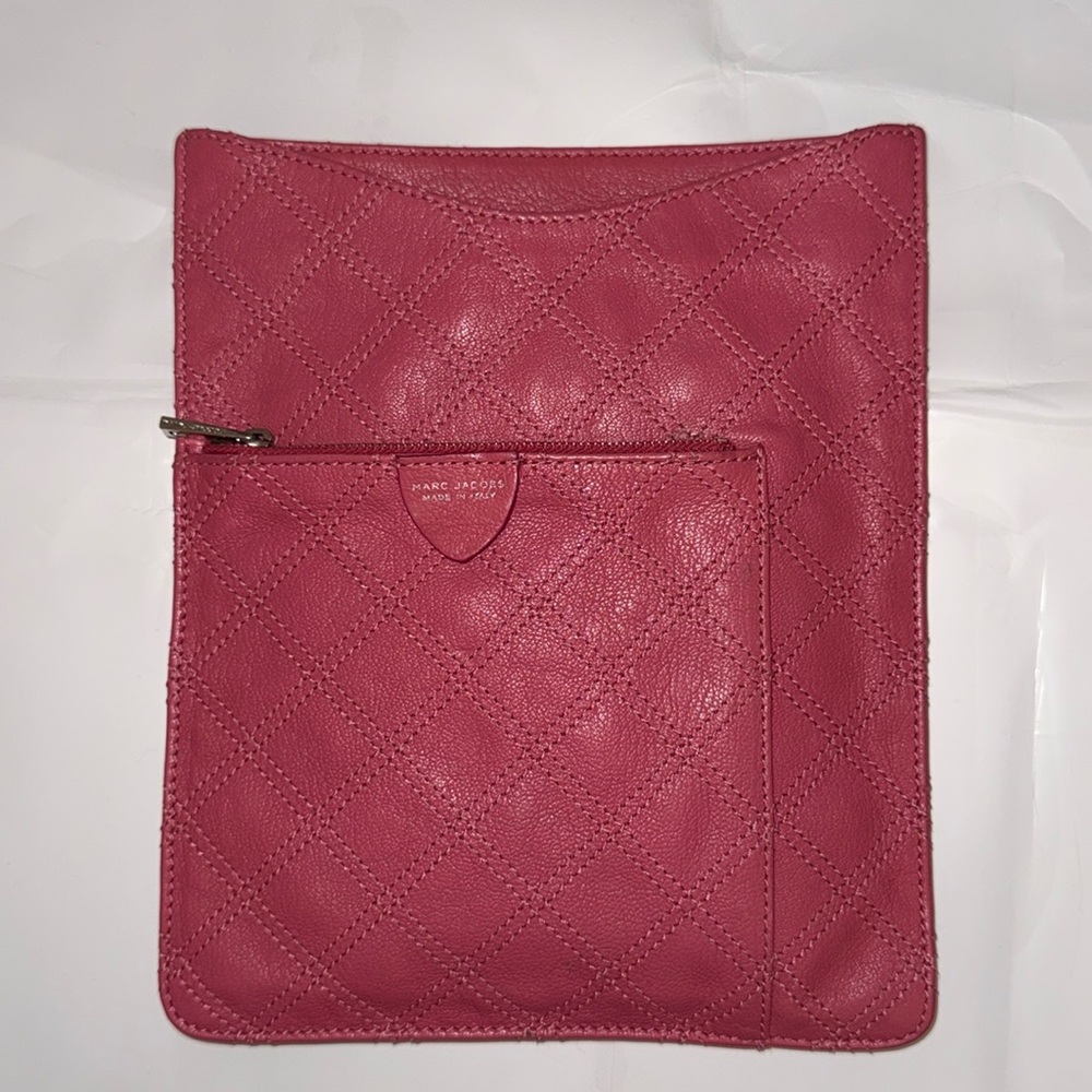 Marc Jacobs Pink Leather Tablet Case
